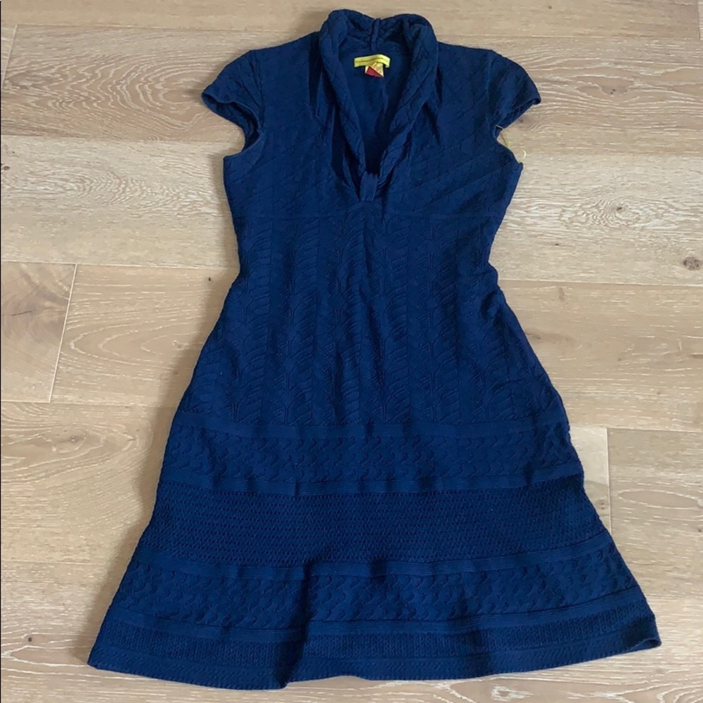 Catherine Malandrino worn twice navy dress size S